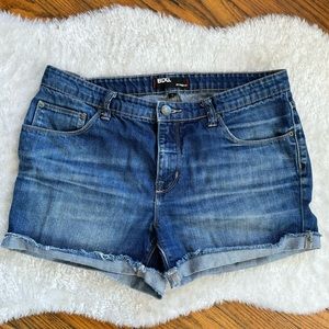 Urban Outfitters BDG Dark Wash Boyfriend Shorts Sz 30